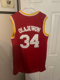 Mitchell & Ness Houston Rockets Hakeem Olajuwon red jersey size xl