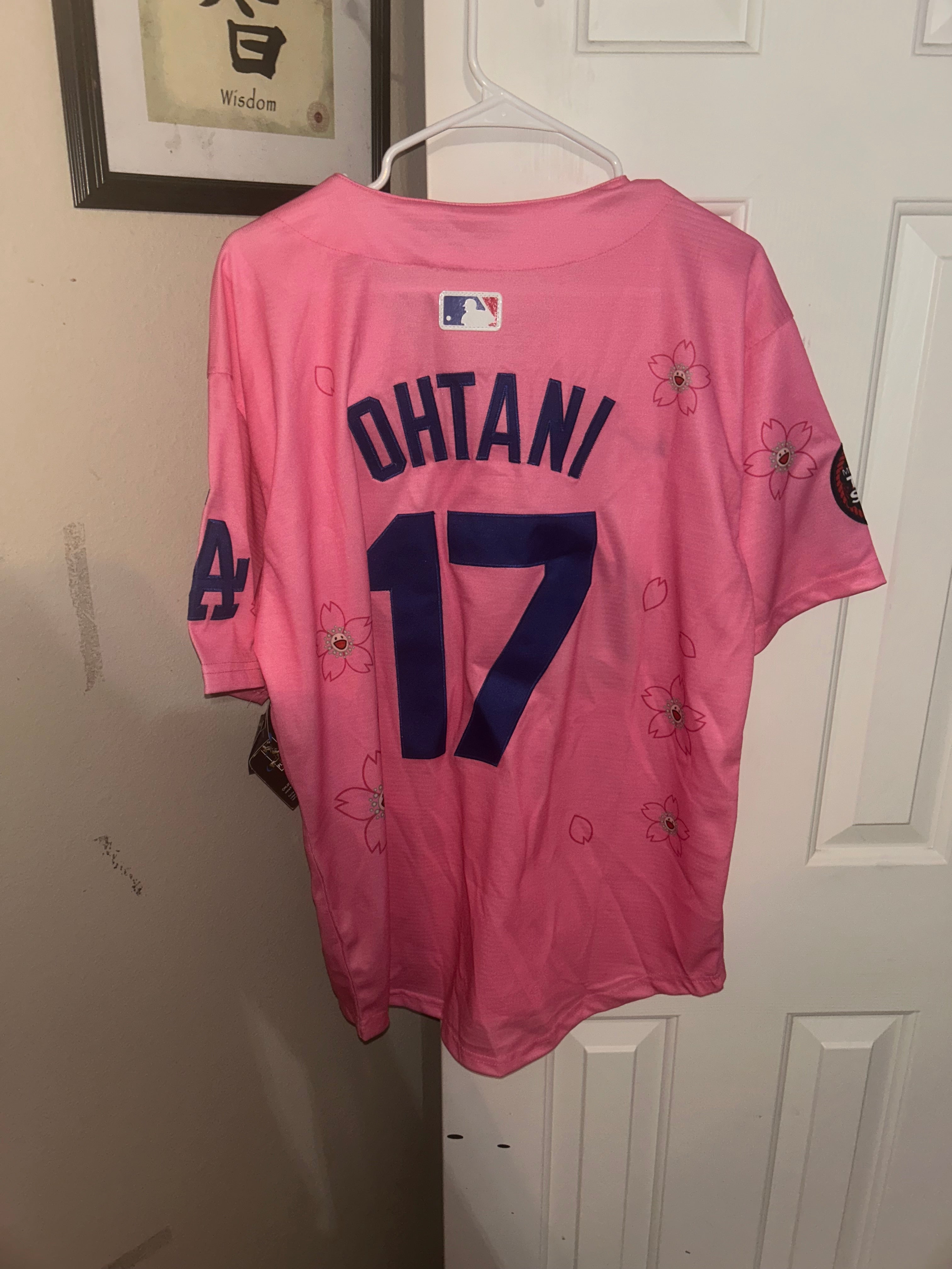 Pink Nike Ohtani jersey size m