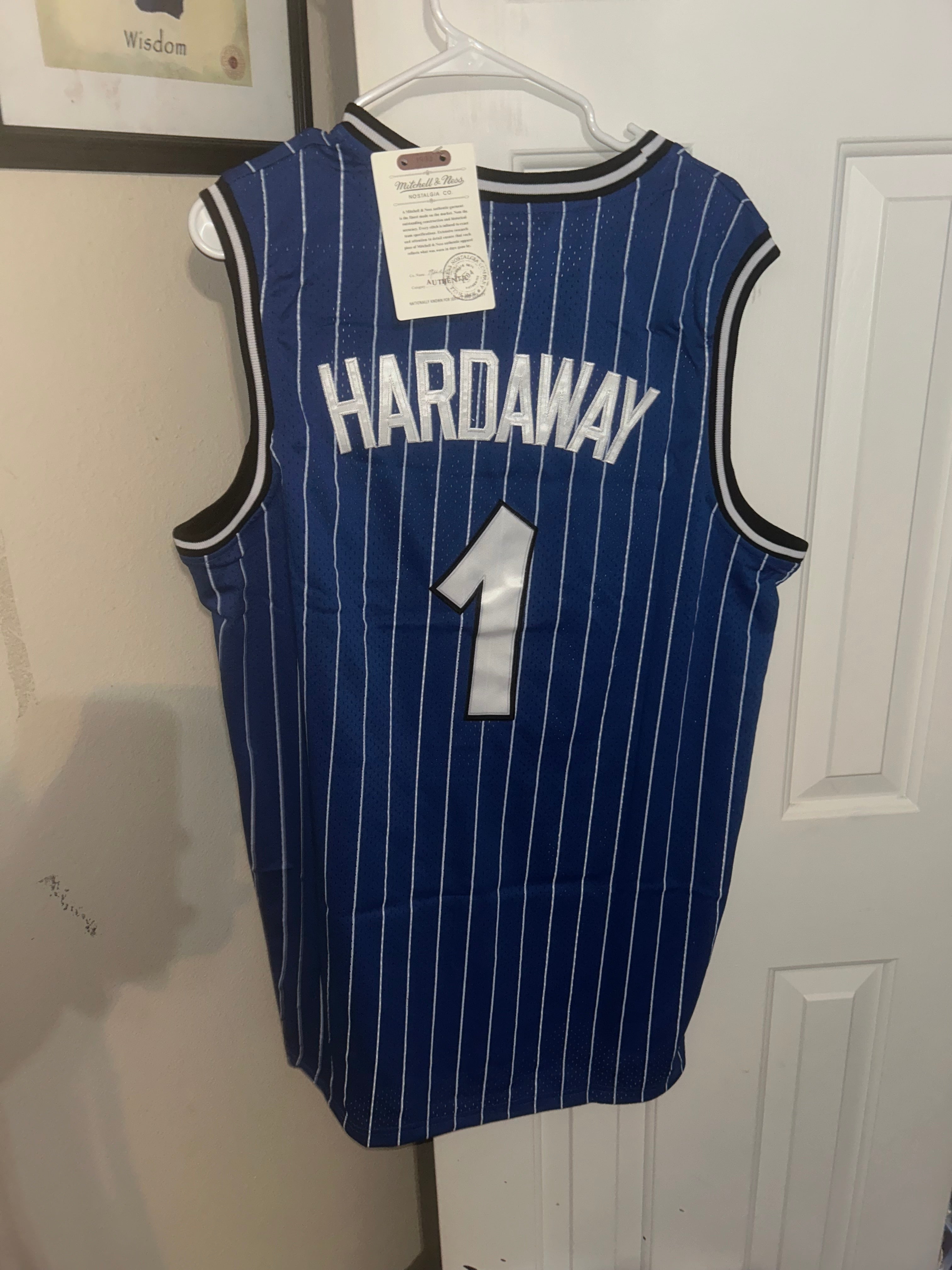 NBA Orlando Magic Penny Hardaway blue jersey size 2xl