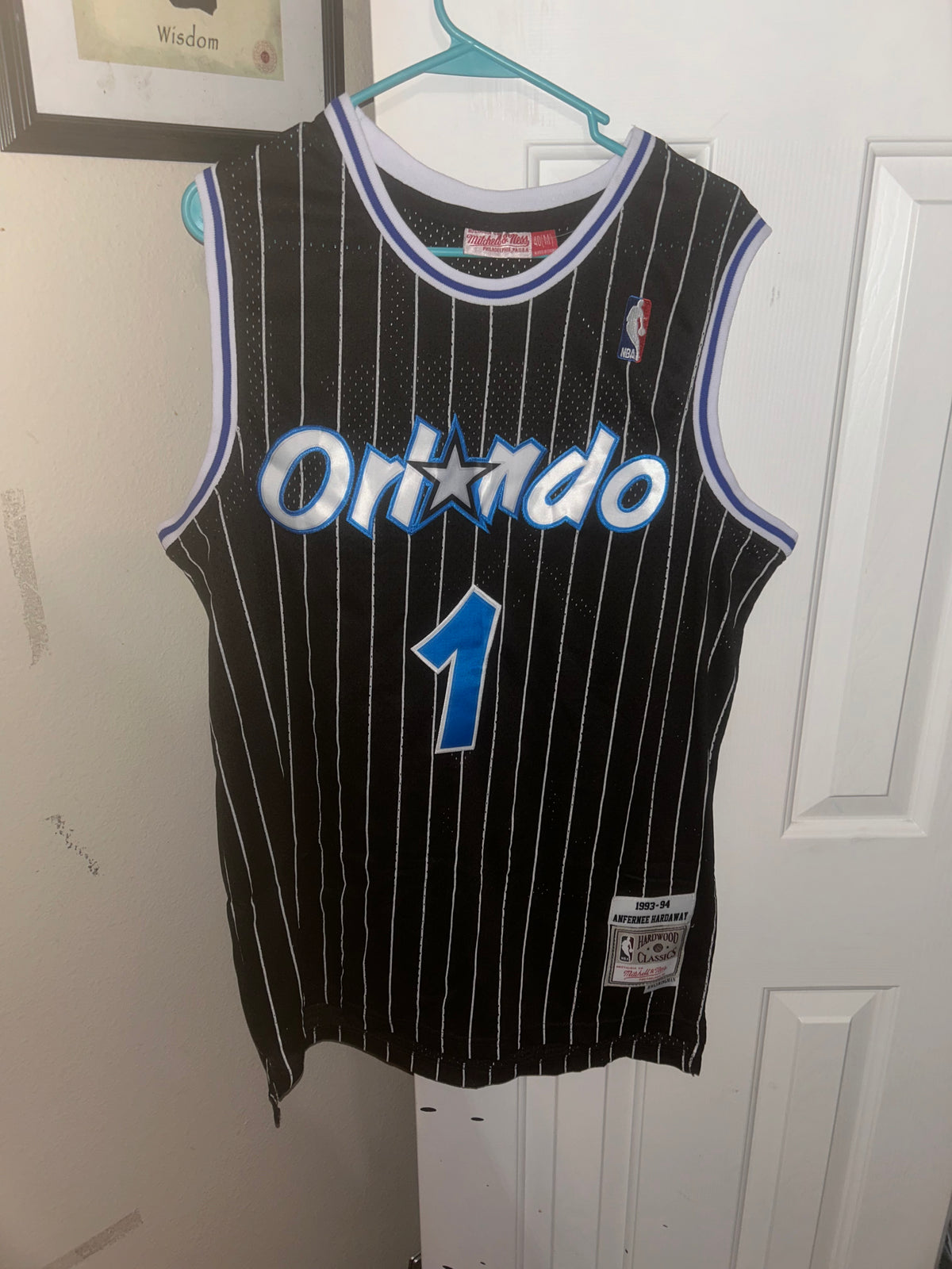 Penny Hardaway Orlando Magic black jersey size m
