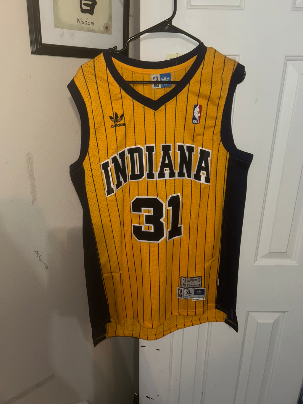 Reggie miller size xl jersey