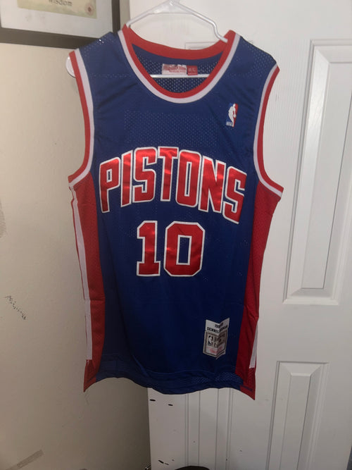 Detroit Pistons Dennis Rodman jersey size xl