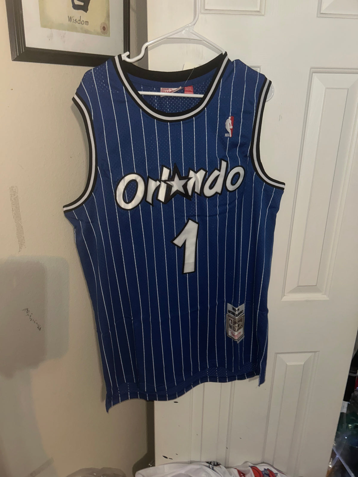 NBA Orlando Magic Penny Hardaway blue jersey size 2xl