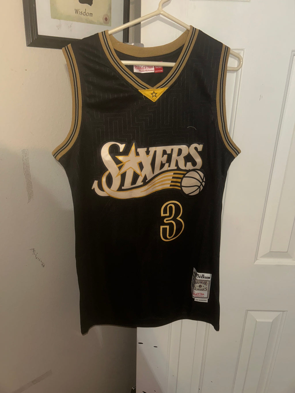 Mitchell & Ness Allen Iverson black jersey size m