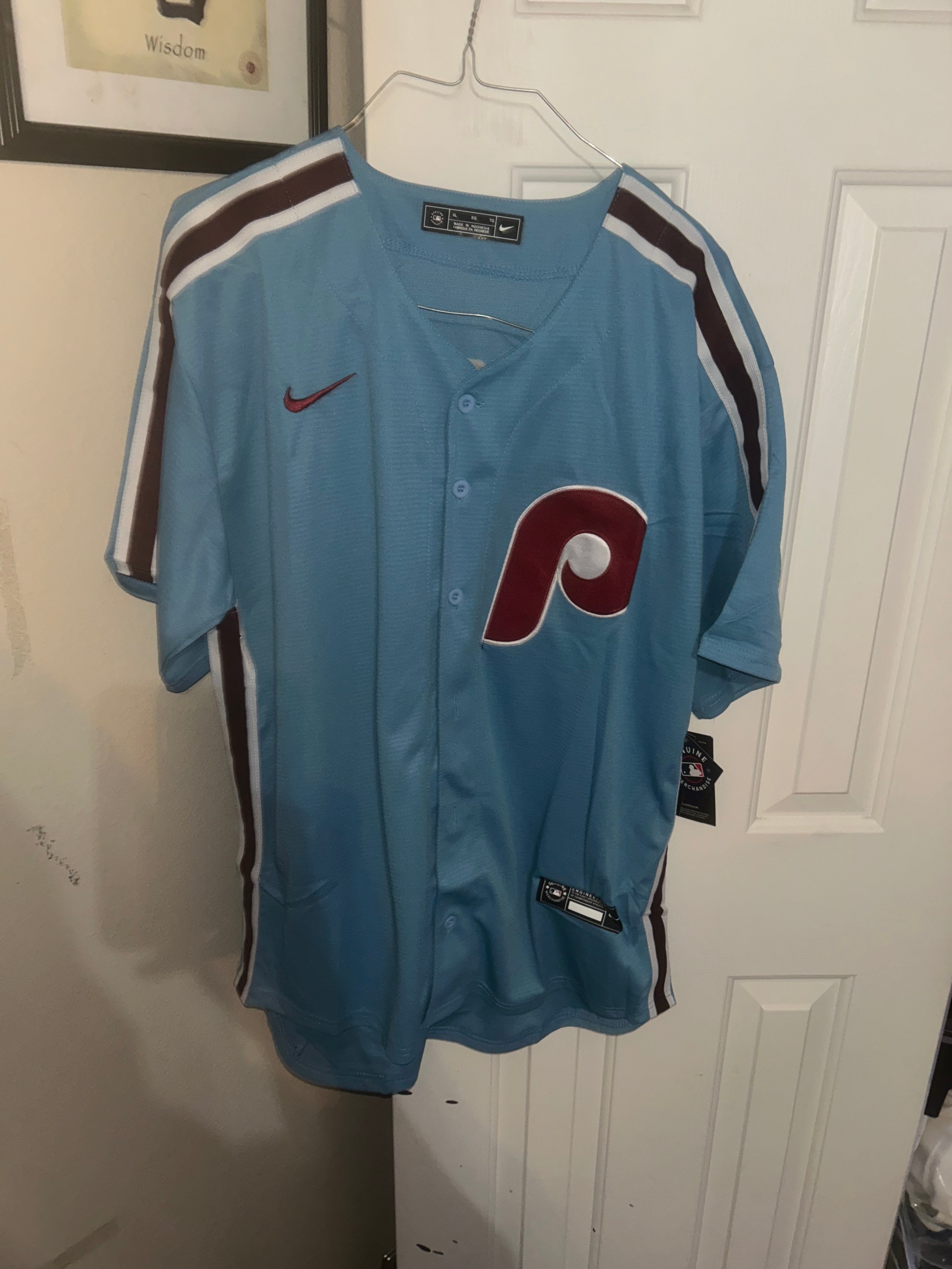 mike schmidt size xl Nike jersey