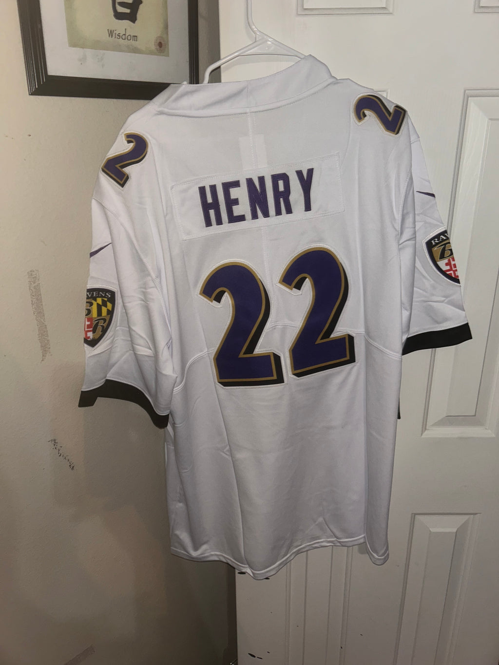 Nike Ravens white jersey Derrick Henry size xl