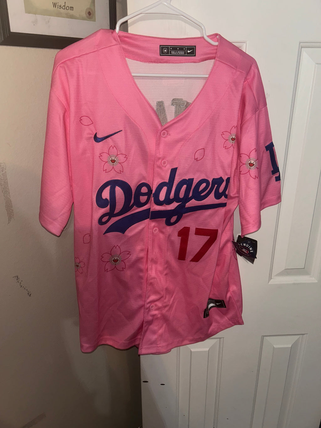 Pink Nike Ohtani jersey size m