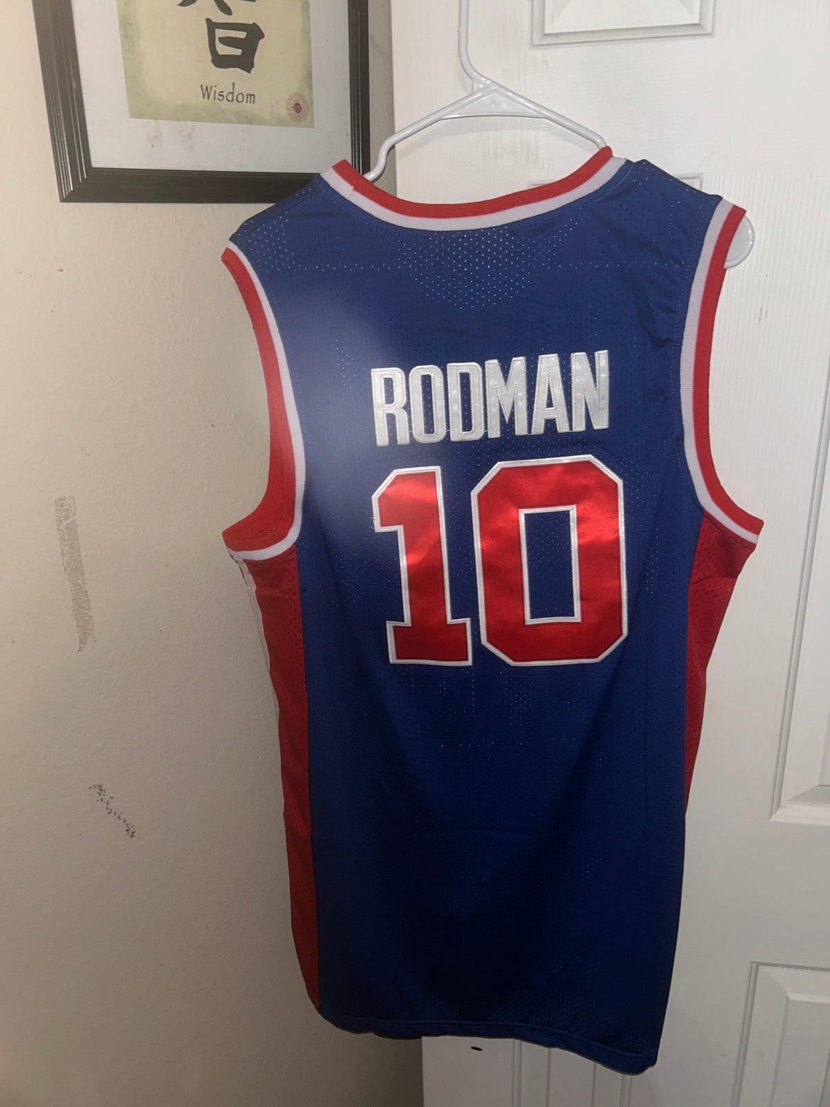 Detroit Pistons Dennis Rodman jersey size xl
