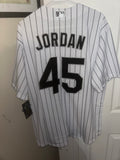 Michael Jordan white Sox size xl jersey