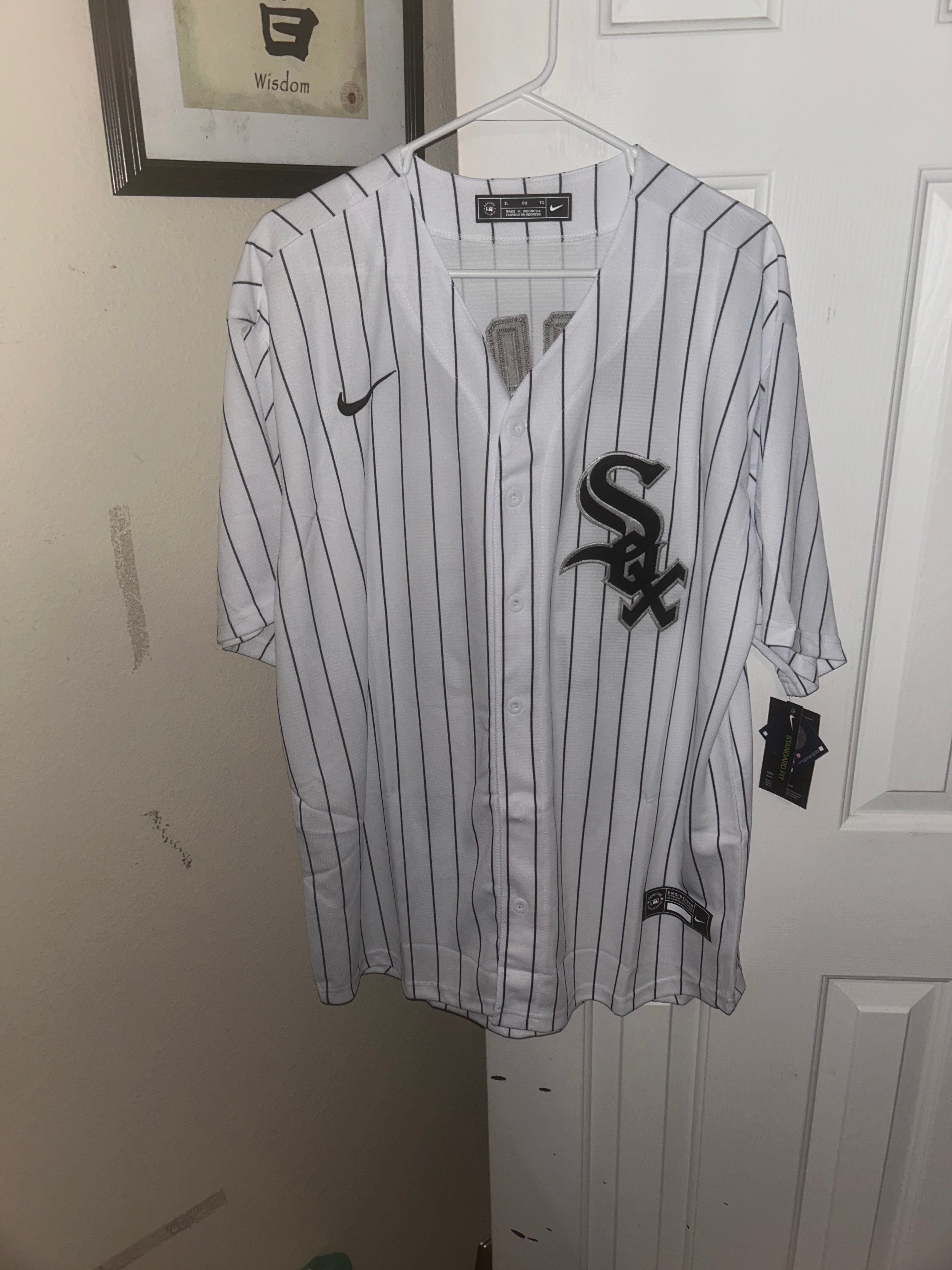 Michael Jordan white Sox size xl jersey