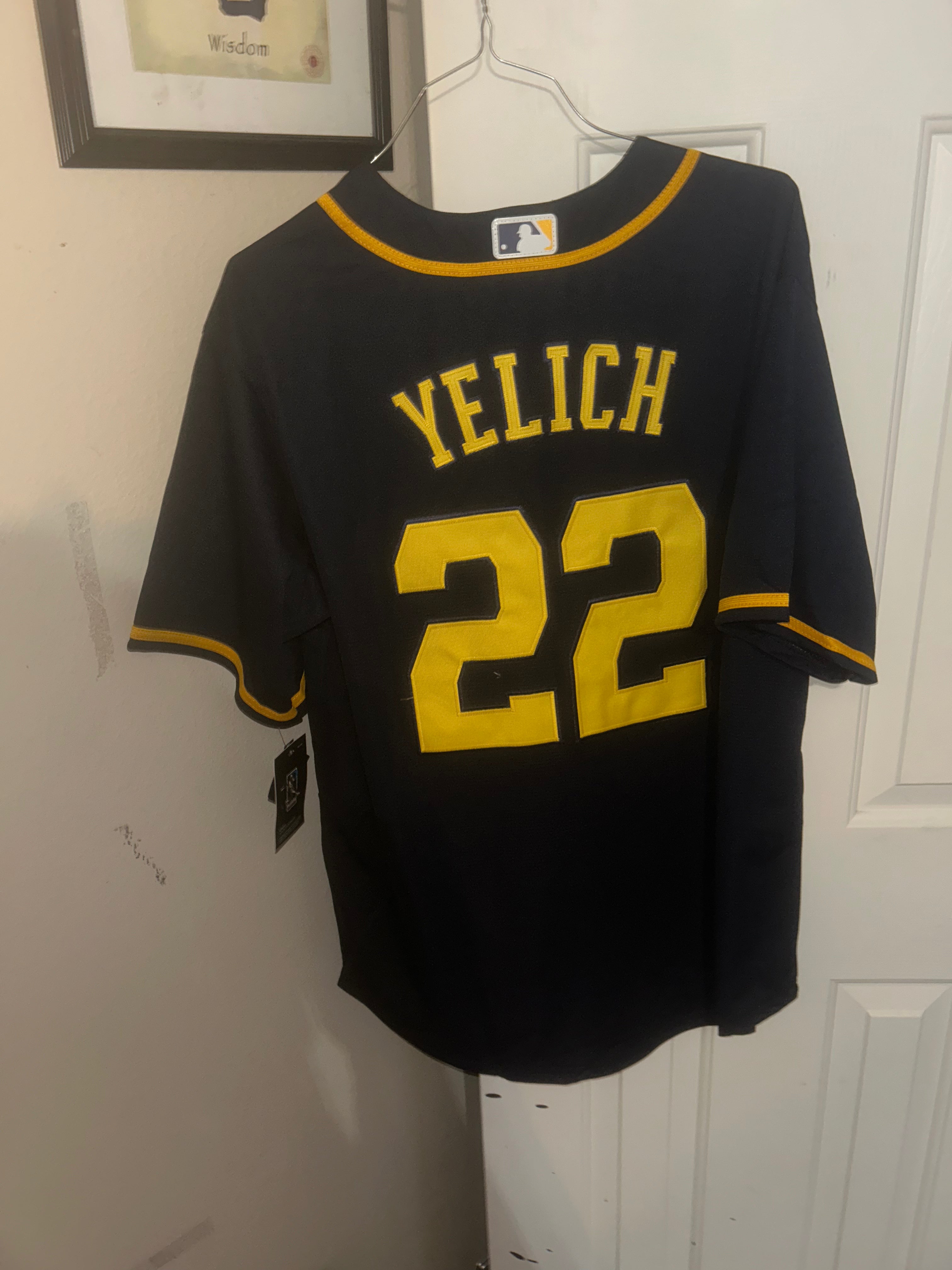 Nike Milwaukee Brewers #22 Christian Yelich size 2xl