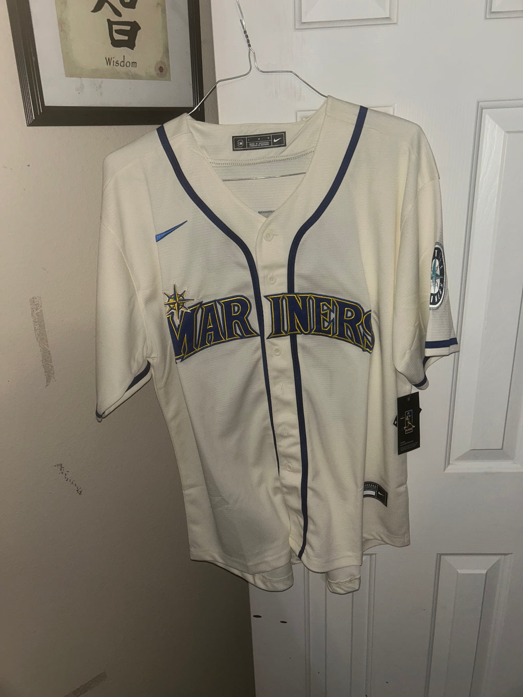 Nike Seattle Mariners Ken Griffey Jr. white jersey size L