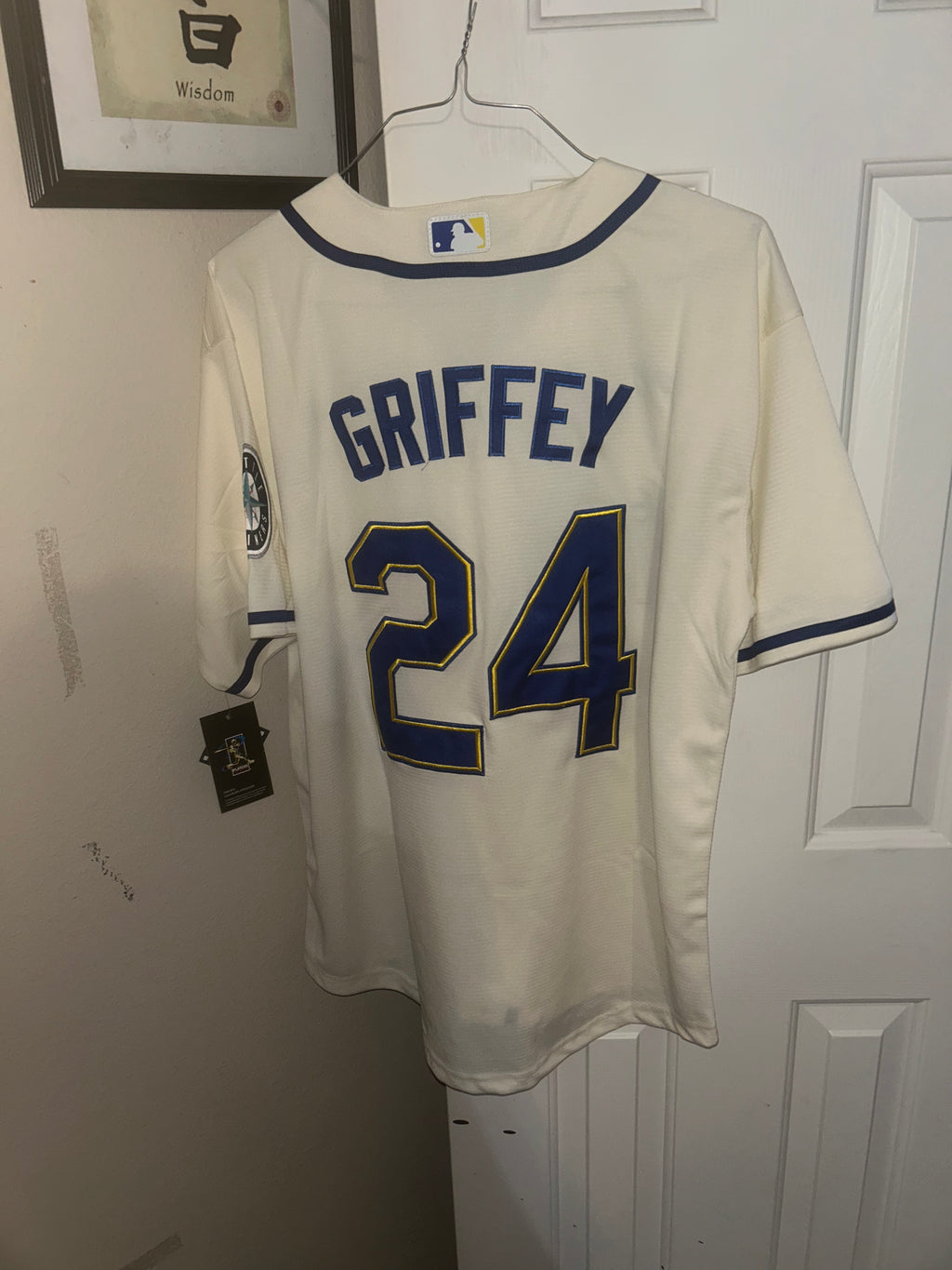 Nike Seattle Mariners Ken Griffey Jr. white jersey size L