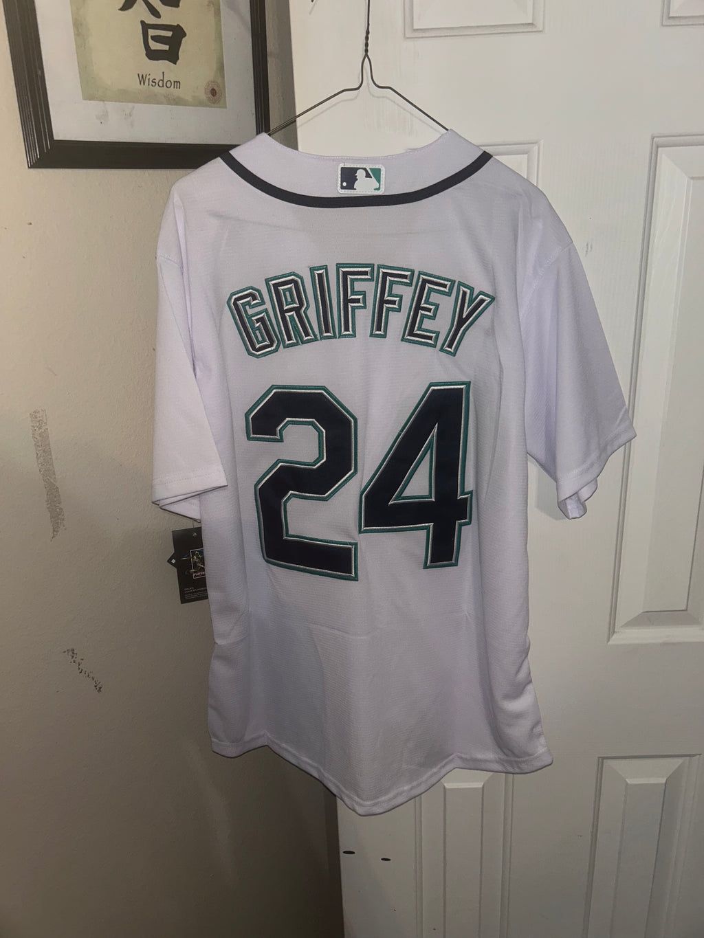 Nike Seattle Mariners Ken Griffey Jr. white jersey size L